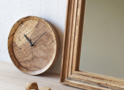 竹製のウォールクロック 送料無料 -テオリ TEORI