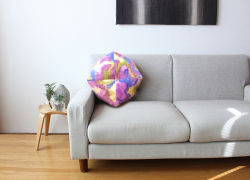 座布団 井桁（いげた）模様 座布団 VCS-013-NV｜カワジュン