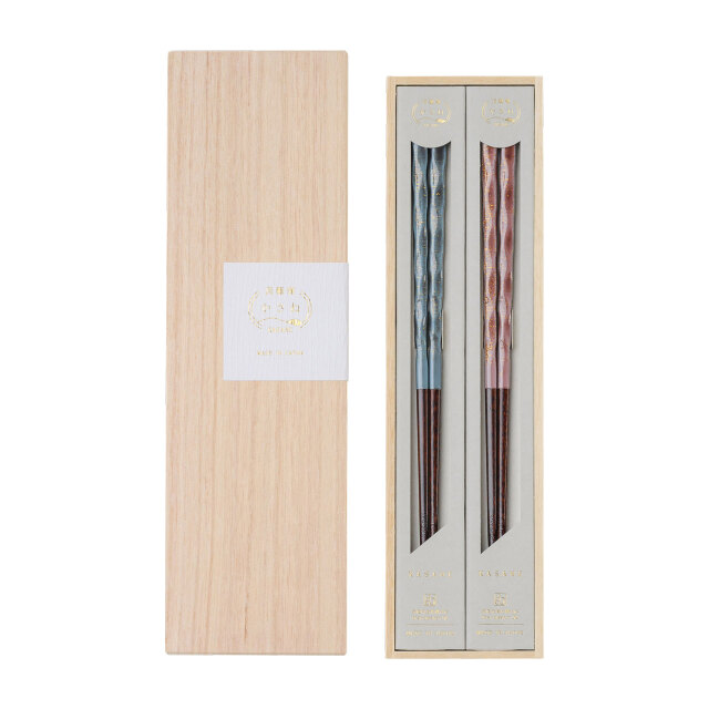 大岸正商店　民藝箸かさね　ペアギフトセット