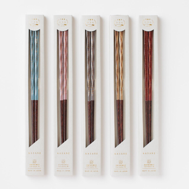 若狭の民藝箸かさね | 単品/ペアギフト桐箱可 - 大岸正商店