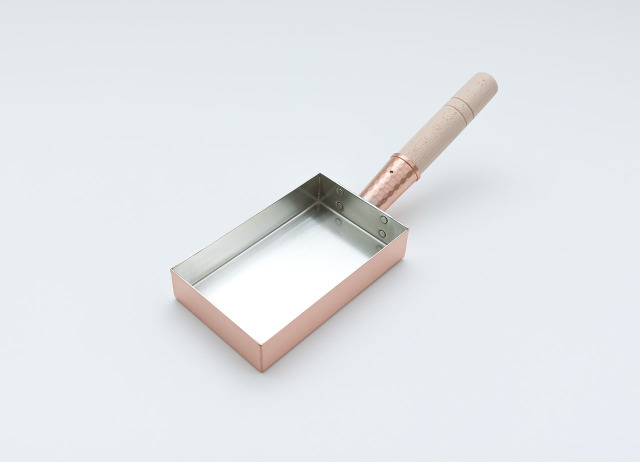 ふわふわ卵焼きを自宅で 純銅製の卵焼き器 (9cm 12cm) | 工房