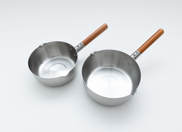 日本製 ステンレス 美用鍋 39cm 変色しにくいステンレス製 雪平鍋/艶消し | 工房アイザワ