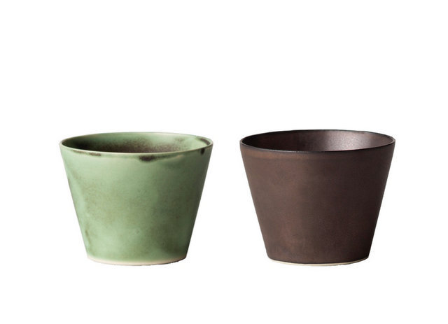 波佐見焼のそば猪口 「色釉/渋結晶」 - BAR BAR（馬場商店）