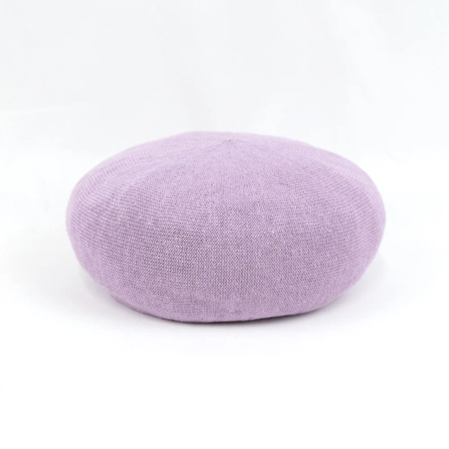 リネンバスクベレー│ 涼しい麻 - Beret is flamingo