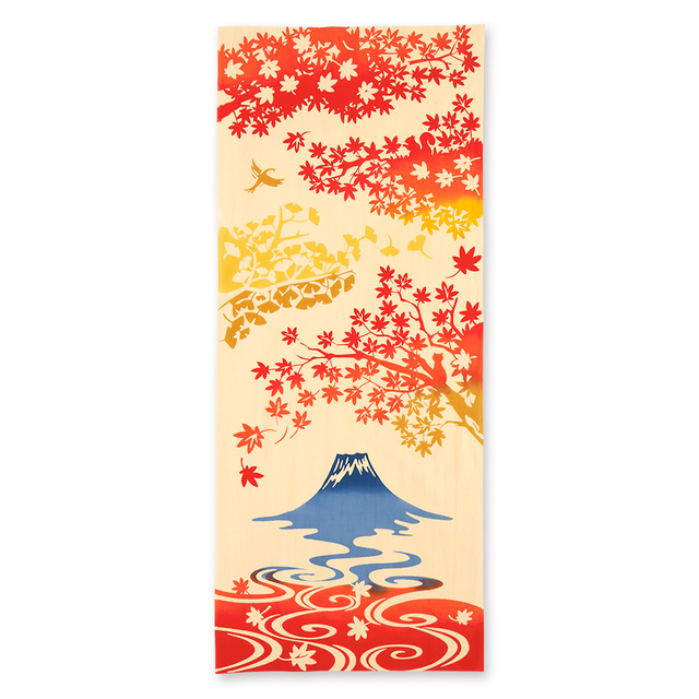 注染の手ぬぐい 富士見紅葉 | 秋 - JIKAN STYLE -