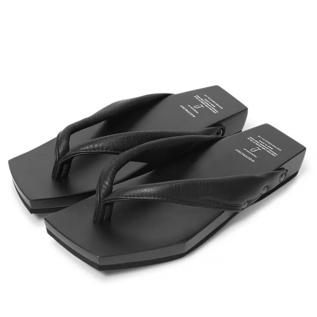 水鳥の下駄「COLOR GETA」スムース革  - 水鳥工業 -