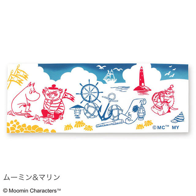 注染の手ぬぐい | ムーミンデザイン - kenema -/ムーミン&マリン