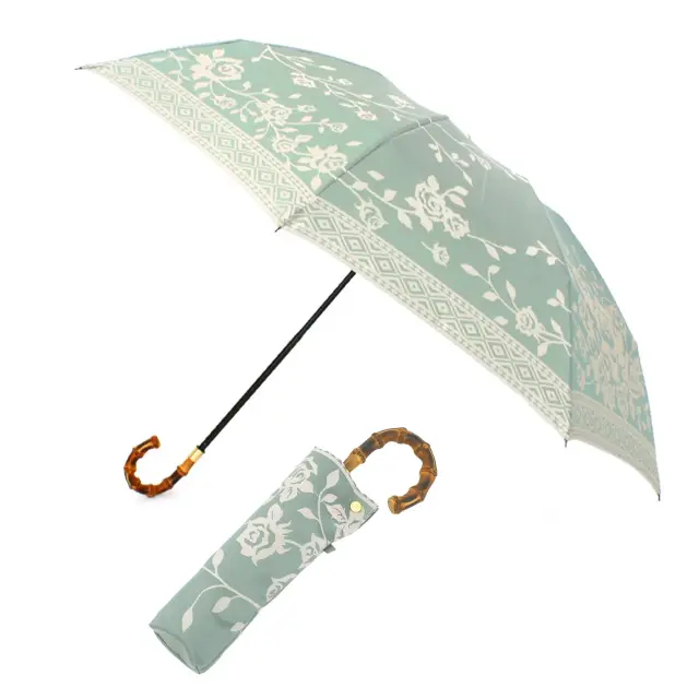 折りたたみ傘 晴雨兼用 日本製 | kirie バラ - 槙田商店 -