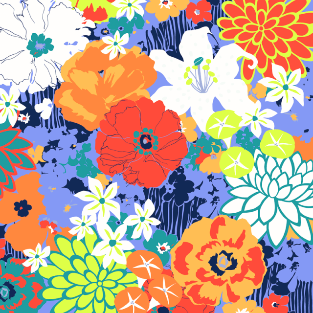 超撥水風呂敷 ながれ 96cm -朝倉染布-