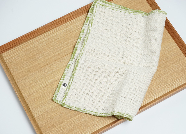 ガラ紡のふきん キッチンクロス - nicori