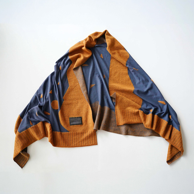 nitorito ストール　山と月