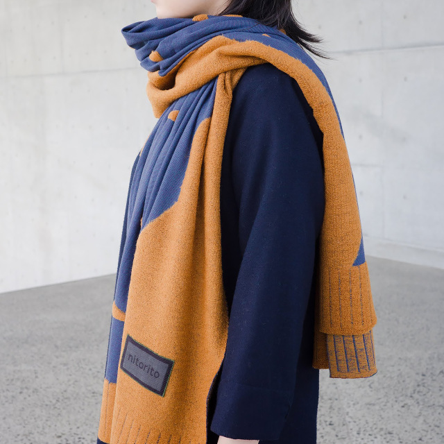 nitorito ストール　山と月