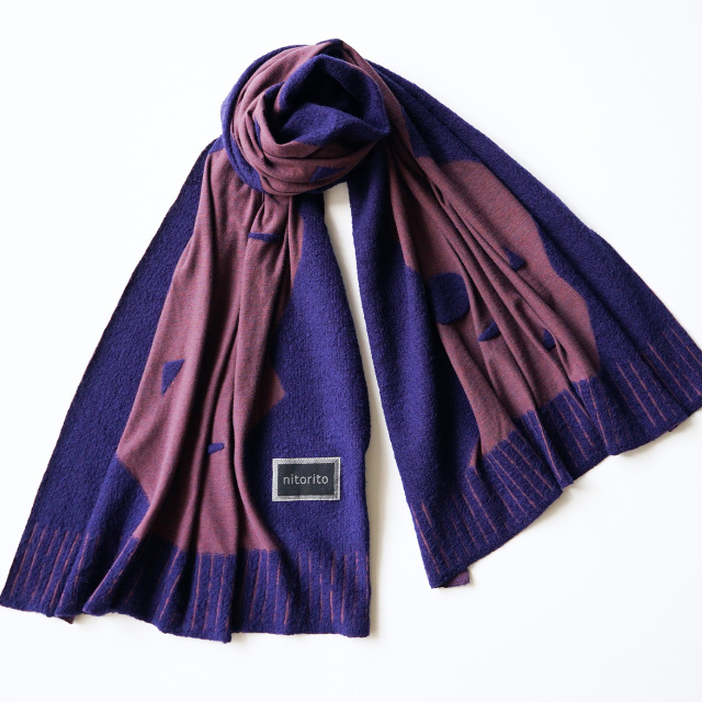 nitorito ストール　山と月