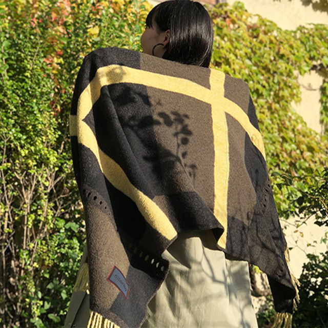 ストール|wadachi -nitorito-/カーキ