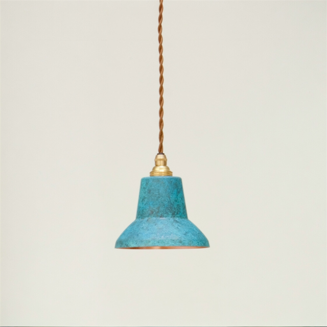 銅器着色のペンダントライト - モメンタムファクトリーOrii -