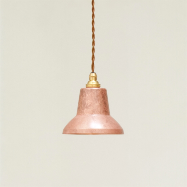 銅器着色のペンダントライト - モメンタムファクトリーOrii -