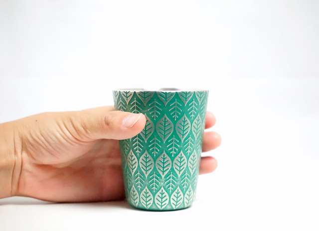 大阪錫器　はっぱ