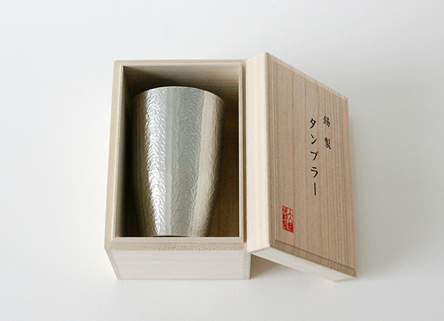 大阪錫器 錫製のタンブラー 煌
