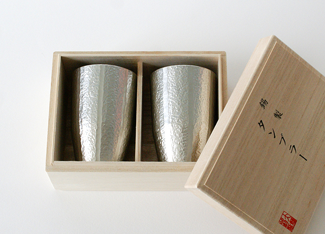 大阪錫器 錫製のタンブラー 煌