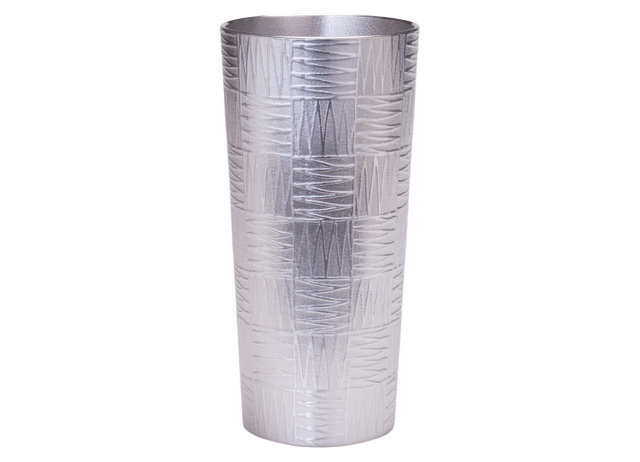 大阪錫器　タンブラー　市松