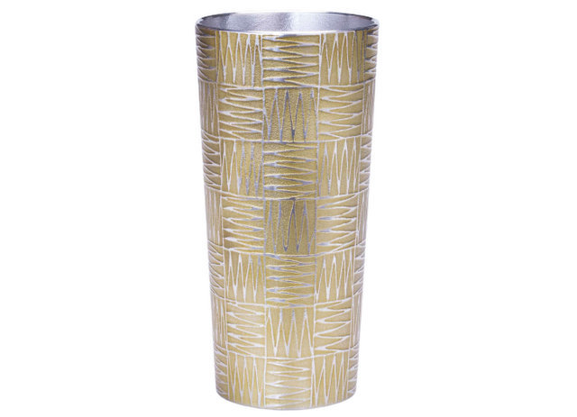 大阪錫器　タンブラー　市松