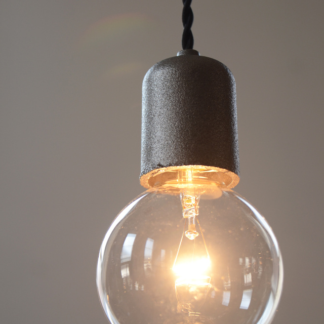 ソケットランプ 鉄 鉄錆