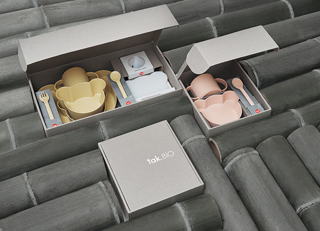 tak. BIO KIDS DISH gift box bear big