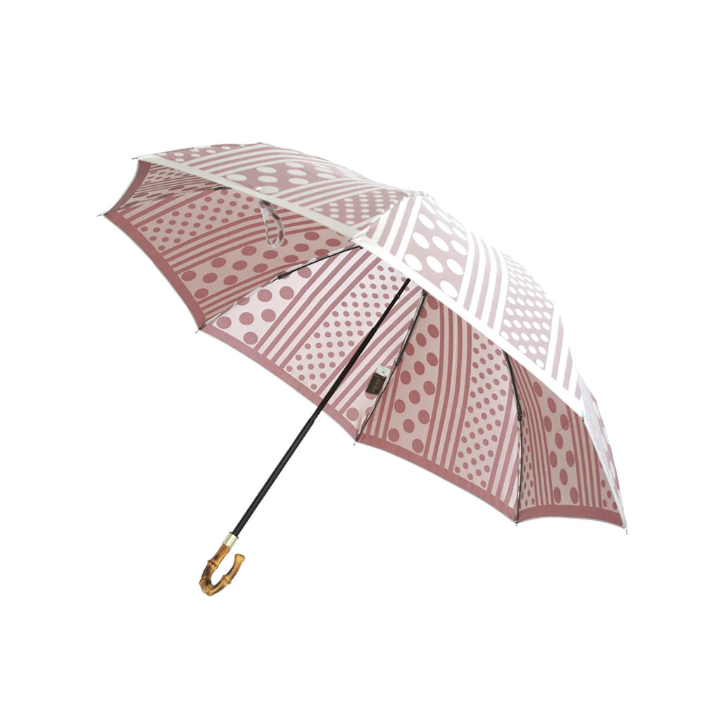 槙田商店　晴雨兼用　折りたたみ傘 槙田商店 晴雨兼用傘（折りたたみ・長傘）絵おり 百合 – By Emotion