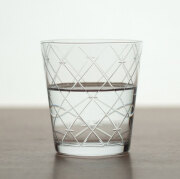 カットガラスのウォーターグラスL - h collection