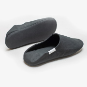 帆布バブーシュ  - ABE HOME SHOES -/ランプブラック
