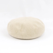 リネンバスクベレー│ 涼しい麻 - Beret is flamingo/ベージュ