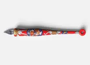 伊万里ガラスペン | イマリペン - HIZEN5 -/金彩赤濃唐花文