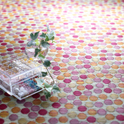 国産い草のラグ | 袋織・紋織 190×190/190×250 - インスタイル -/カラフル×レッド