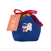 縁起の良い 縁福巾着 - kenema -/犬張子