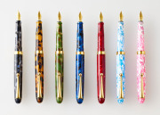 アセテート ショート万年筆/ペンクリップ付き - 大西製作所 -