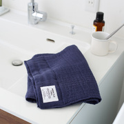 インナーパイルタオル | ガーゼとパイルのいいとこどり - SHINTO TOWEL/Navy（ネイビー）