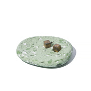 珪藻土のトレー型アロマストーン - soil -/GREEN