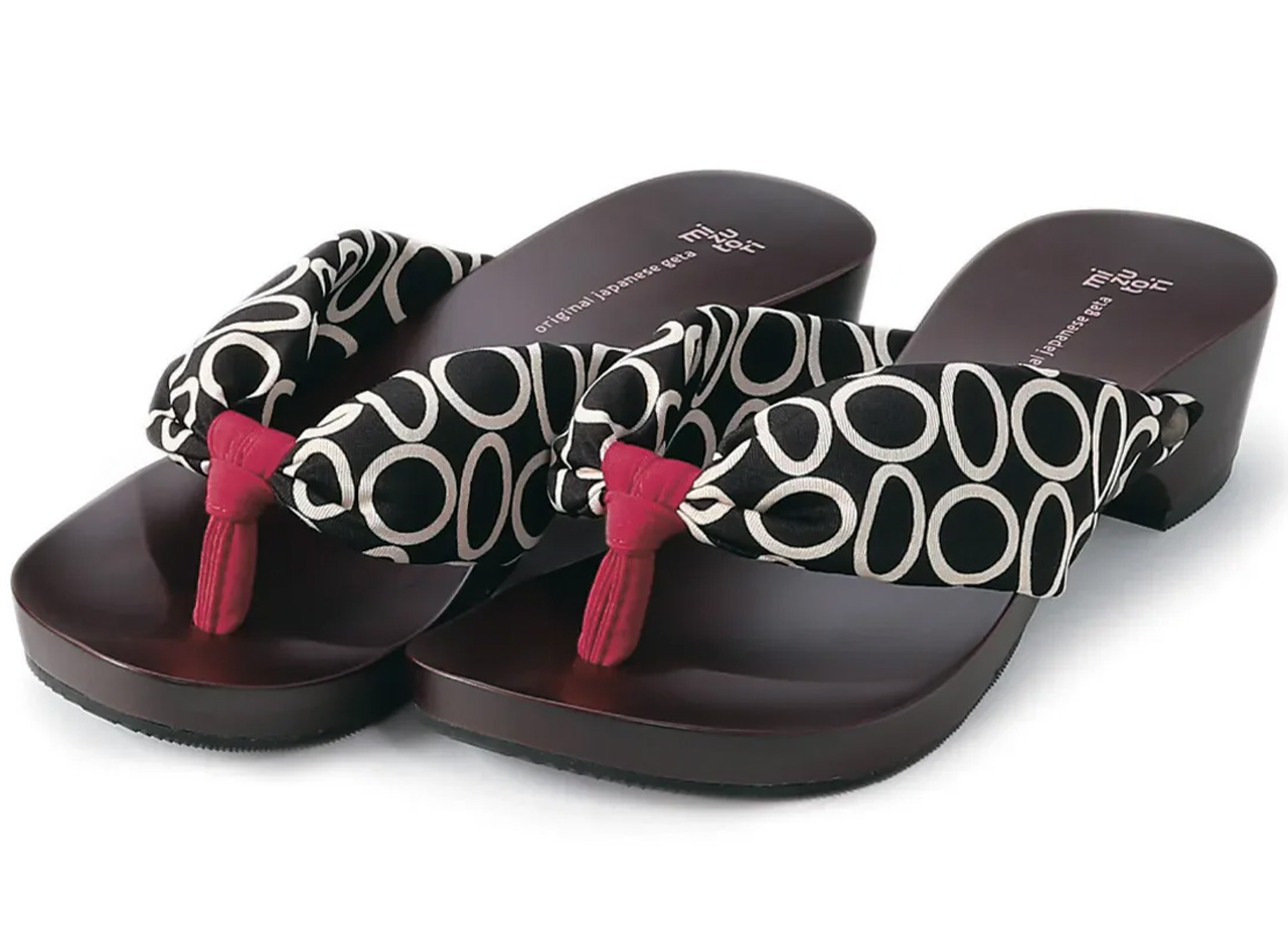 水鳥の下駄 | hitete（4.5cm）ブラウン - 水鳥工業 -