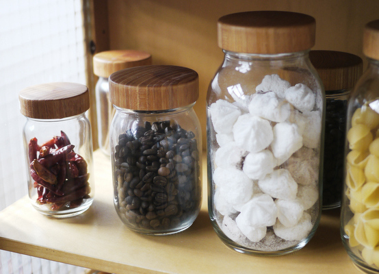 ガラスの保存ビン「Pot」 - MokuNeji（モクネジ）