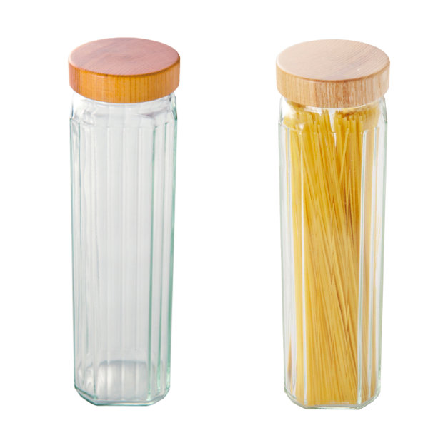 ガラスの保存ビン「パスタケース」 - MokuNeji（モクネジ）