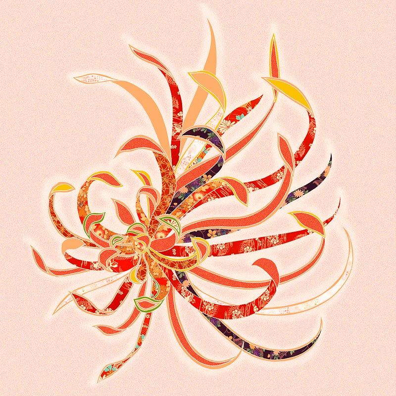 超撥水風呂敷ながれ 豊富なデザイン取扱 大きめ96cm - 朝倉染布