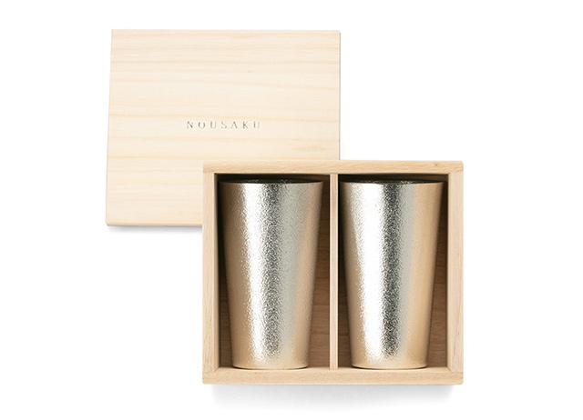 【ギフトセット】 ビアカップ ペアセット - 能作 -