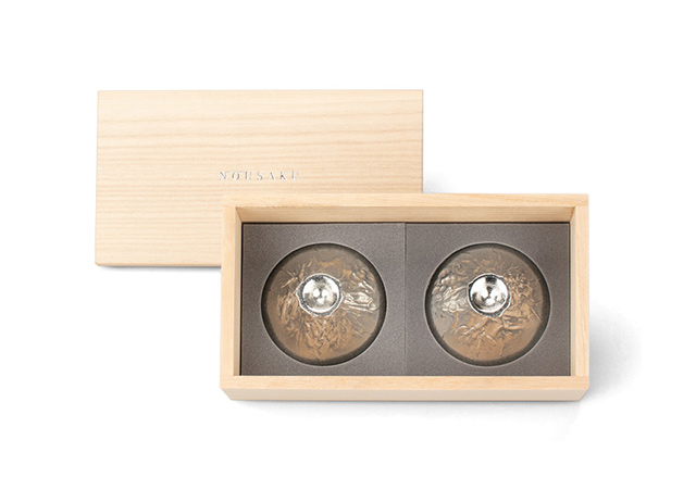 【ギフトセット】 富士山 FUJIYAMA 錫ペアセット -能作-