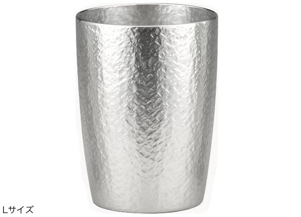 錫製のタンブラー ベルク 名入れ可 桐箱入り - 大阪錫器