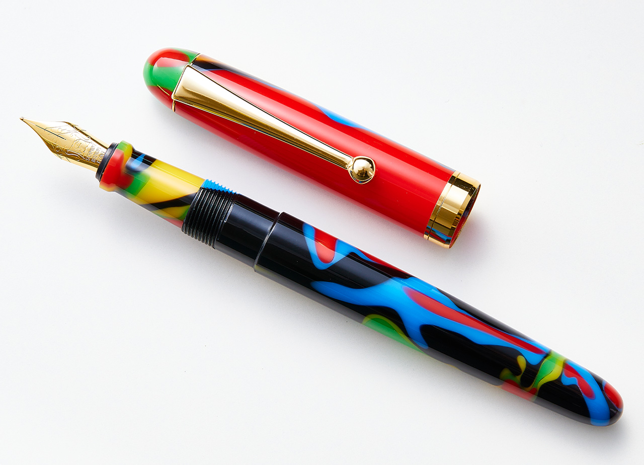 数量限定 マーブル］削り出しアクリル万年筆 - 大西製作所