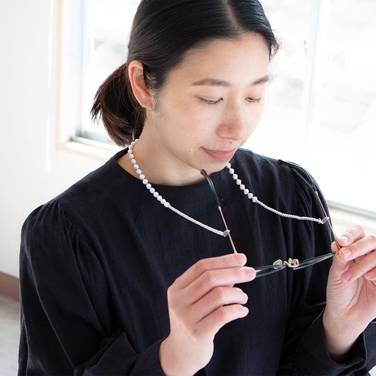 c*n様 iolom グラスコードネックレス iolom - 【お取り寄せ注文可能】Melt Cage Necklace | ACRMTSM ONLINE