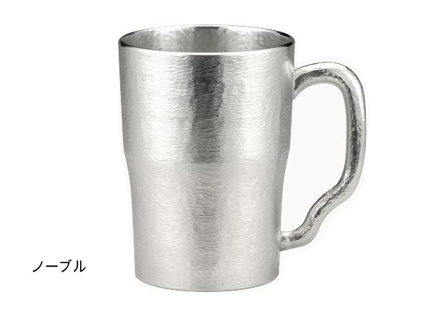 錫製のジョッキ 名入れ可 桐箱入り -大阪錫器