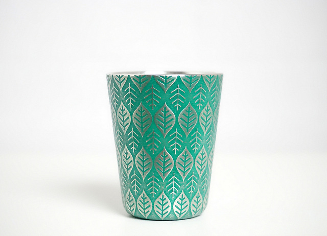 大阪錫器　はっぱ