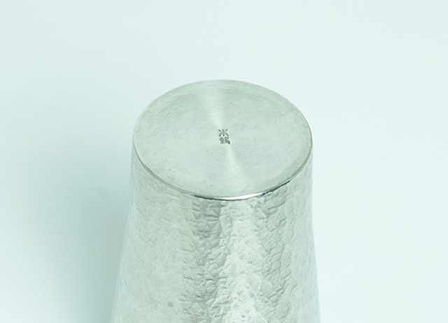 錫製のタンブラー 六花 桐箱入 名入れ対応 - 大阪錫器