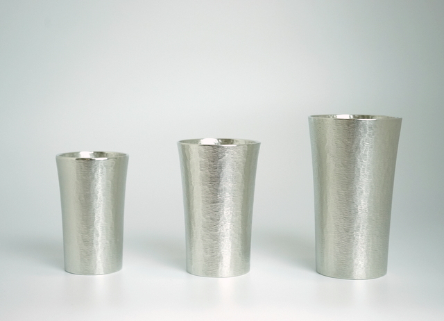 錫製のタンブラー スタンダード | 名入れ可 桐箱入 - 大阪錫器